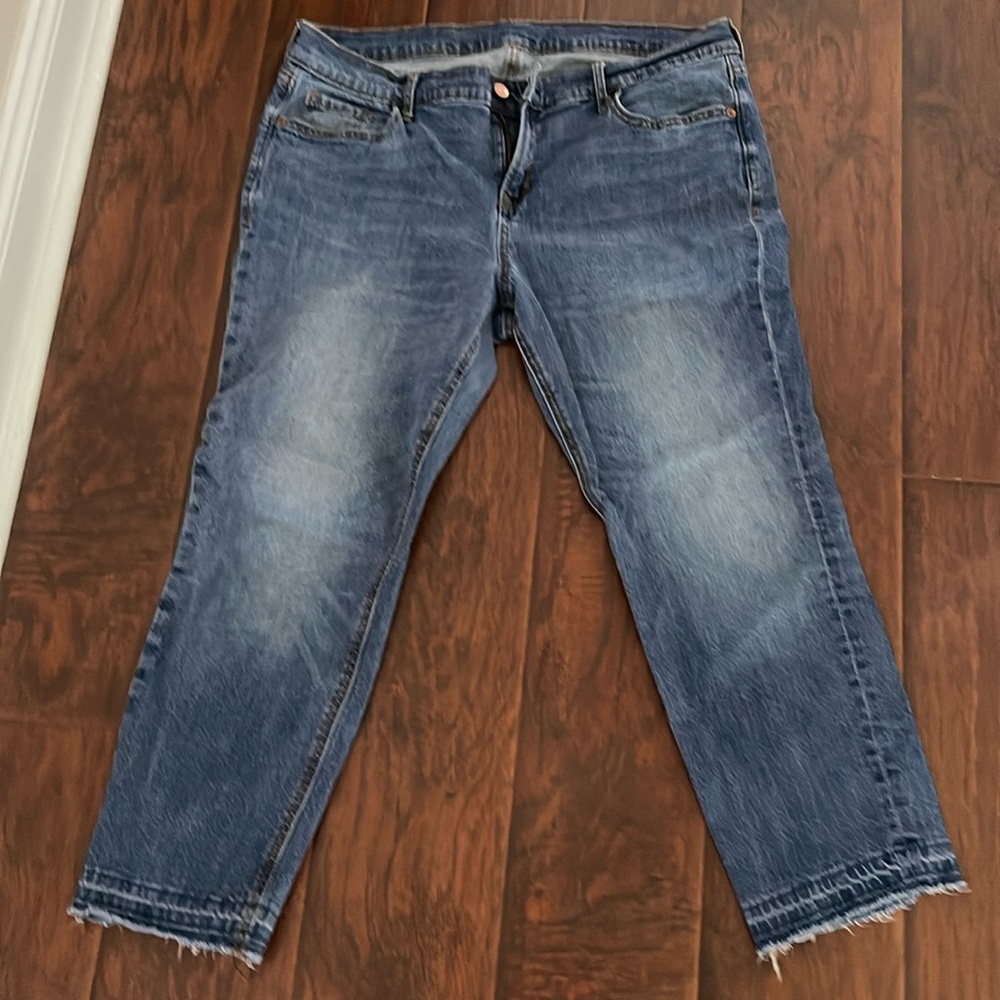 Ankle length jeans